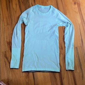 Run swiftly long sleeve light mint green size 4